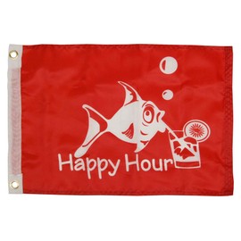 Taylor Made Products 5418 12 x 18 Happy Hour Flag