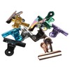 10PCS Colorful Metal Hinge Clips Multifunctional File Money Clamps for