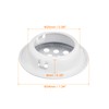 sourcing map 25 mm (1 inch) Round Soffit Ventilation Slot,