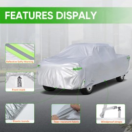 NEVERLAND M Pickup Truck Car Cover Waterproof Outdoor Dust Protector All Weather