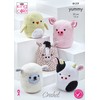 King Cole Yummy Amigurumi Crochet Pattern Squishy Horse Sheep Cow