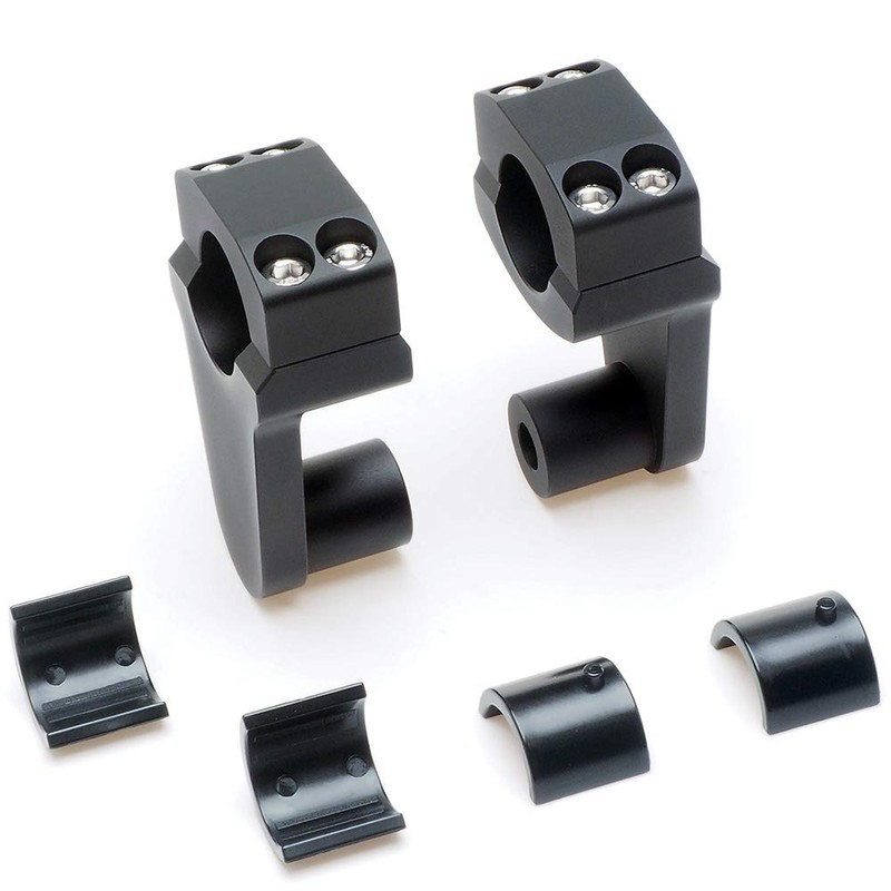 APE RACING Pivoting Handlebar Risers – 2'' Height Rise CNC