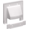 Arlington Industries CER2 2-Gang Reversible 2-Piece Low Voltage Cable Entrance