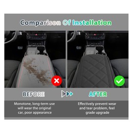 [Facelift 2025] GAFAT Hyunda-i Tucson NX4 2025 2026 (Electronic Automatic) Centre Armrest Cover, Tucson 2025 Centre Console Armrest Protection Leather Padding, 3 cm Raised Thickened