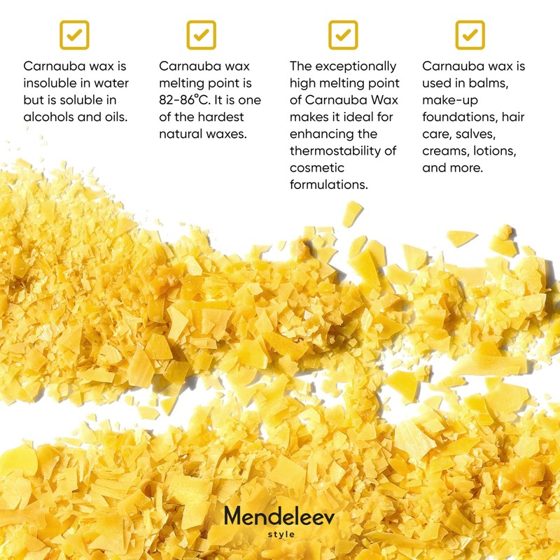13 Oz Carnauba Wax Flakes Pure Carnauba Wax Bulk for