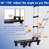 FUVLFAL Upgraded 600lbs Heavy Duty Folding Hand Truck Dolly, Light