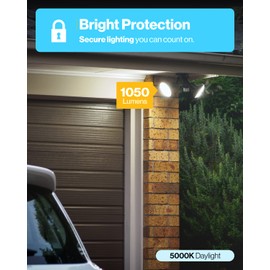 Sunco Lighting 12 Pack Outdoor LED Flood Home Residential Patio Driveway Light, Waterproof PAR38 LED Bulb, CRI90 5000K Daylight Dimmable, 100W Equivalent 13W,Wet-Rated, 1050 Lumens, E26 Base - UL