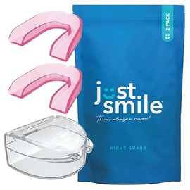 Night Guard for Teeth Grinding at Night: Moldable Dental Mouth Guard for Sleeping - Night Guard Protection for Teeth Clenching Pink 2 Pack
