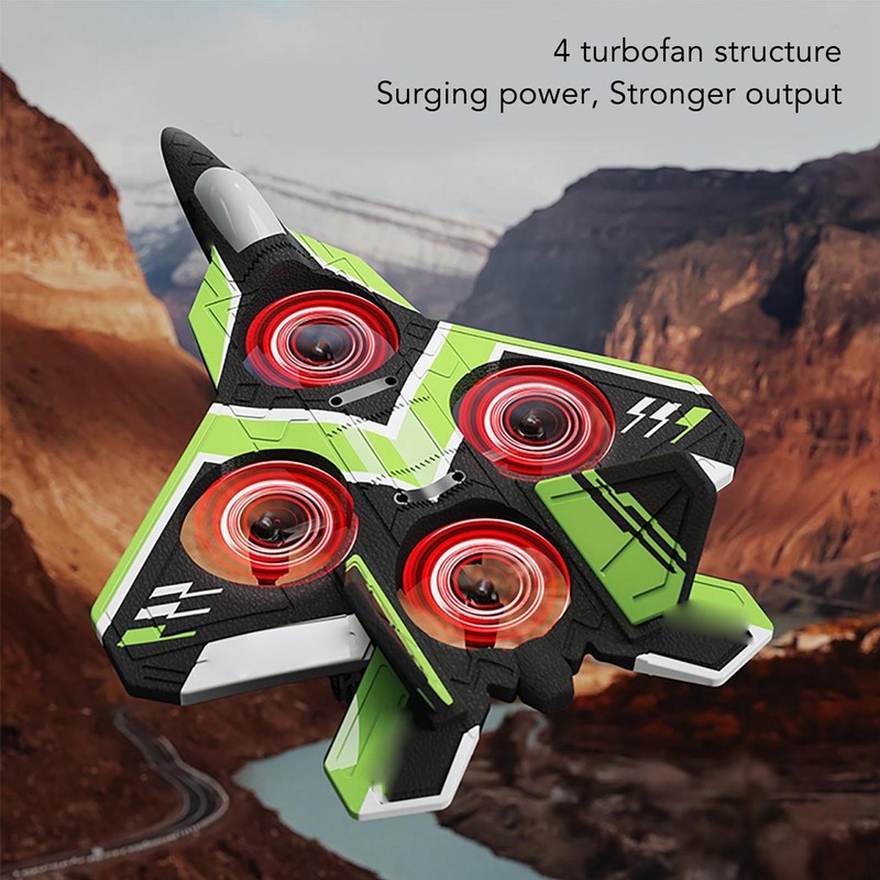 RC Foam Airplane with Light 360 Degree Roll Barometric Height