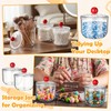 Rtteri 6 Pack Clear Candy and Cookie Jars with Airtight