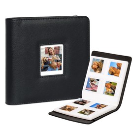 WOGOZAN 288 Pockets Photo Album, Go Picture Album Book for Polaroid Go Gen2/9035/9071/9070 Instant Print Camera, PU Album With Cover Display - Black