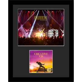 Creative Picture Frames 8" x 10" Photo CD Music Frame with White Matting Displays Picture and Jewel Cover Self Standing or Wall Display (Pack of 4)