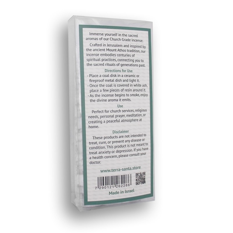 Biblical Myrrh Scented Frankincense Jerusalem Greek Orthodox Church Grade Incense