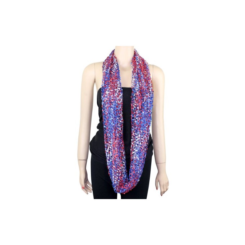 echomerx Confetti Infinity Scarf, Patriotic