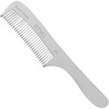 KYVU A3 Handmade 17.8 cm Coarse-Tooth Aluminium Comb with Handle