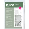 Burda Style Copy Film, Sewing Pattern Paper, Transparent for Tracing, 4 Sheets, 122 x 100 cm, Green, One Size