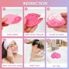 Unbranded 96 Count Cellulose Compressed Facial Sponges for Exfoliating Mask,Makeup