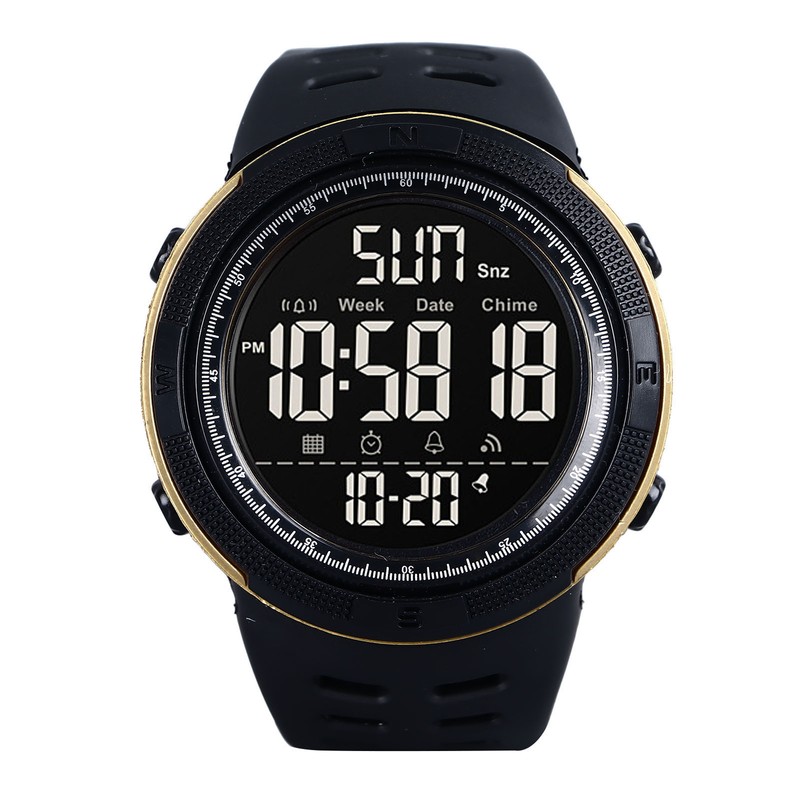 Digital Watch LED 50m Waterproof Multi Functional Intelligent Stopwatch Countdown