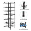 BTY Water Bottle Organizer 7 Tier Freestanding Water Bottle Storage
