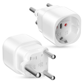 Oliveria South Africa Travel Adapter, South Africa to Germany Travel Plug South Africa to Germany, Type M Travel Plug for South Africa, Mozambique, Bhutan, Namibia, Botswana