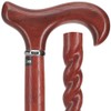 Royal RC Canes Rope Twist Derby Cane – Padauk Wood