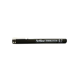 Fineliner Artline 0.7 mm Black Pack of 12