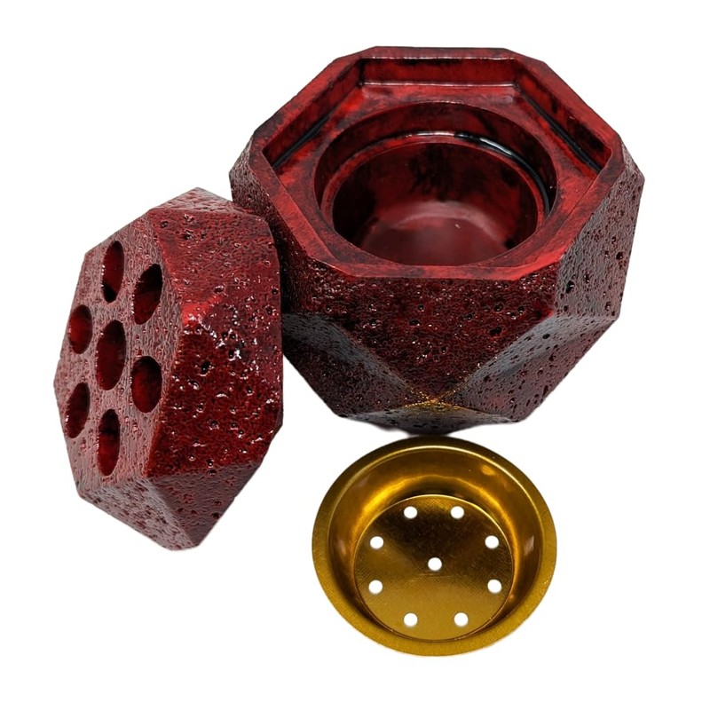 Premium Bakhoor and Incense Burner – Decorative Resin Burner with