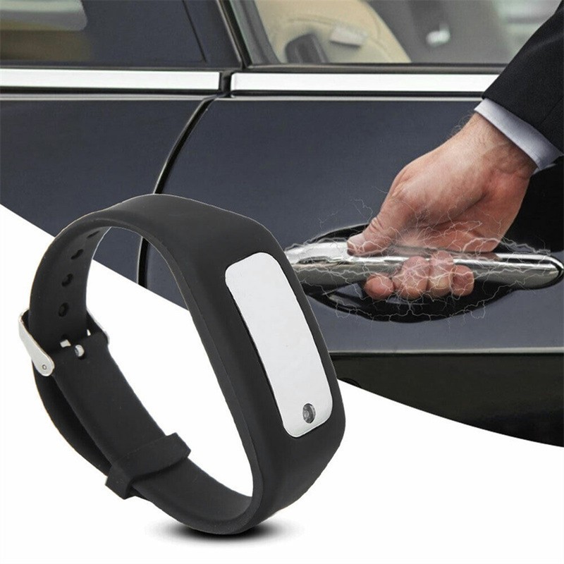 Anti Static Bracelet Silicone with LED Lights 65mAh Effective Anti