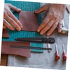 iplusmile 6pcs Sandalwood Leather Burnisher Tool for Projects Burnishing Tool