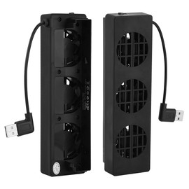 ASHATA External USB Cooling Fan for Switch Docking Station with 3 Fans, USB Power Cooler Stand with Adjustable Speed Control for Switch NS Console