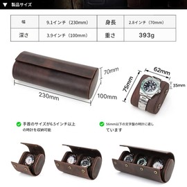 Contact's family 3 Watch Storage Case Single Storage Box Watch Case for Smart Watch Travel Business Travel