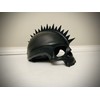 Warhawk/Mohawk Rubber Uneven Spikes Helmet Accessory Piece (Helmet Not Included)