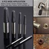 6-Piece Left Extractor Set, M3-M25, Screw Extractor Set, Professional Extractor