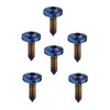 Dingtai 6pcs Titanium M4 M5 M6 15 17 20 25mm