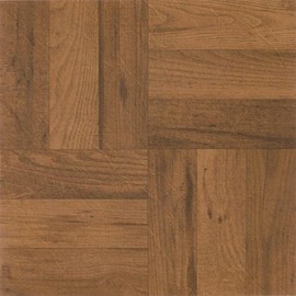 Fingers Dark Oak Vinyl Floor Tiles Self Stick Peek Flooring 12'' x 12'' 1-Pack (20 Pieces)