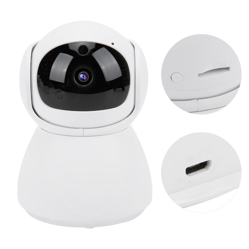 Security Camera WiFi 1080P PanTilt Night Vision 2Way Communication Mobile