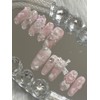 Budavalle handmade nail tips - long ballerina / 부다발레 수제네일팁