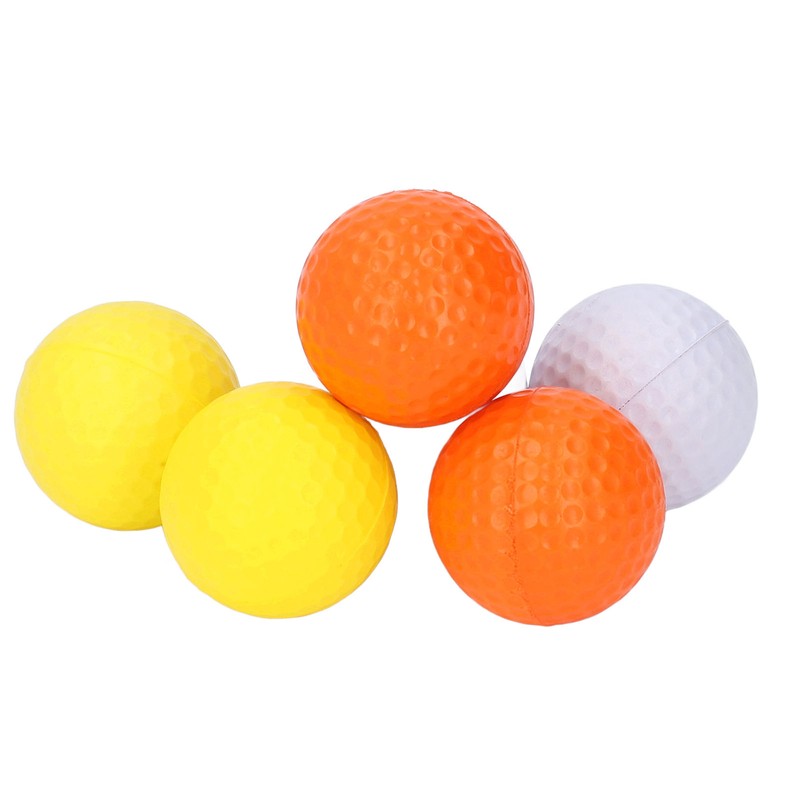 6Pcs Golf Balls Set 3 Colors Textured Surface Balls and