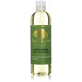 Liquid Gold Inc 12 Fl.oz Premium Sunflower Oil Refined Pure & Organic Skin Hair Health
