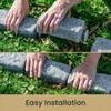 Beuta DIY No Dig Faux Stone Landscape Edging Extend Brick