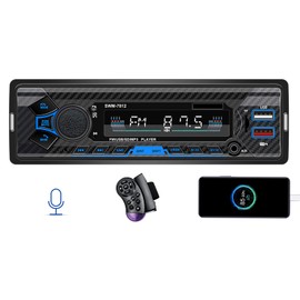Sistema estéreo Bluetooth de un solo DIN para coche, sistema de radio universal de 7 pulgadas para coche, radio de coche de posventa, radio de coche de 1 din, SWC/Subwoorf/BT