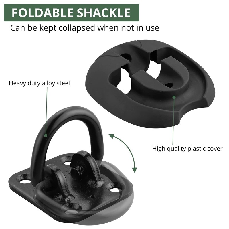EYPINS Security Ground Anchor, Heavy Duty Alloy Steel Anti-Theft Floor