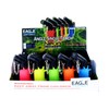 Eagle LOT of 20 EAGLE Butane Gas Torch Lighter Neon with Adjustable Flame Refillable