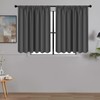 MRTREES Curtains, Short Blackout Curtains, Opaque Kitchen Curtains, Set of