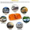 NEW SUN 12 Pcs RV Trailer Marker LED Light, Bullseye/Tiger
