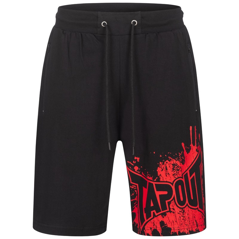 Tapout Men's Shorts, black / red, XL