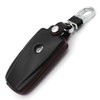 Finest-Folia GmbH Leather Key Case VC Black/Red, Conventional key system