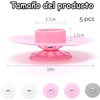 5PC Tapones de Drenaje de Silicona 2 en 1