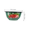 Mikinona Enamel Mixing Basin Sturdy Enamel Soup Bowl for Kitchen