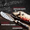FM PROFESSIONAL Fmprofessional Colour Fish Slice, Stainless Steel, Black, 50